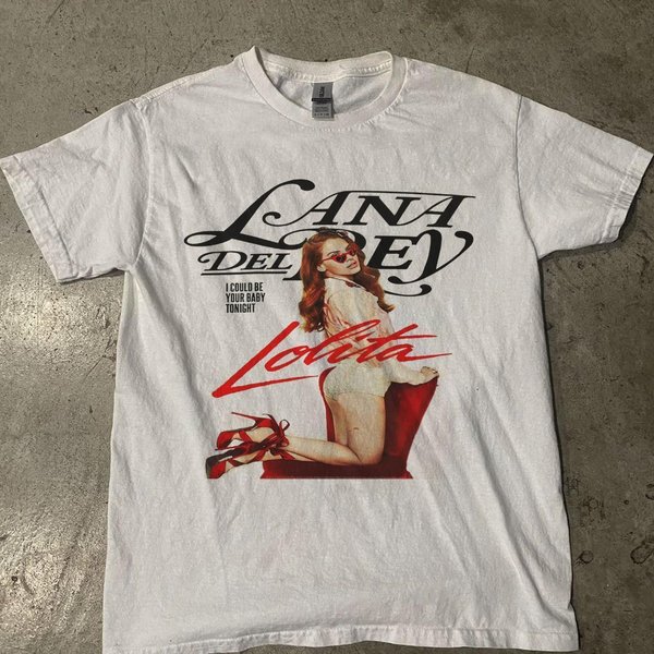 Lana Del Rey Lolita T Shirt Classic Style Men-image