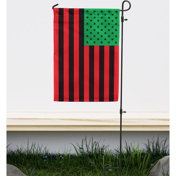 African American Vertical Garden Flag