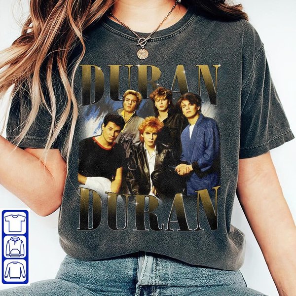 Vintage Duran Duran Music Shirt-image