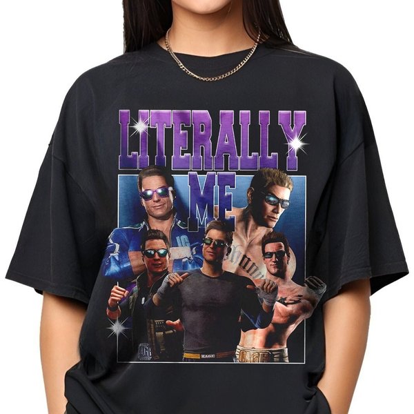 Limited Johnny Cage Mortal Kombat 1 Vintage Shirt, Johnny Cage Mk Game Inspired 90' Tshirt-image