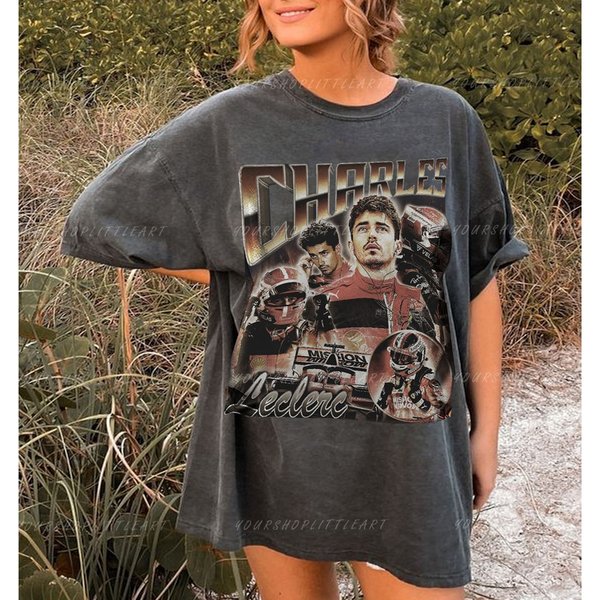 Charles Leclerc 90S Vintage Shirt-image