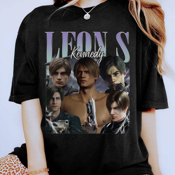Vintage Leon Kennedy Shirt, Homage Leon Kennedy Shirt, Resident Evil 4 Shirt, Re4 Shirt-image