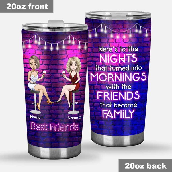 Best Friends - Personalized Bestie Tumbler-image