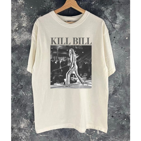 Kill Bill Movie Shirt, Kill Bill Shirt, Vintage Tshirt, Cult Movie Shirt-image