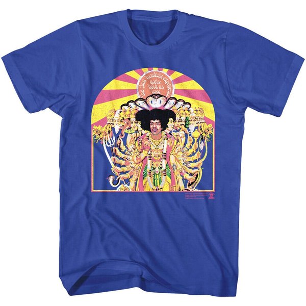 Jimi Hendrix Axis: Bold As Love Album Adult T-Shirt-image