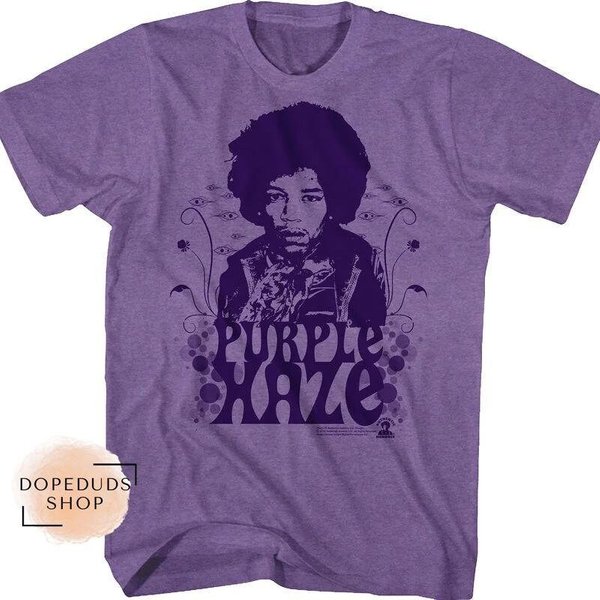 Jimi Hendrix Shirt, Purple Haze Shirt, Jimi Hendrix Rock Roll Shirt-image