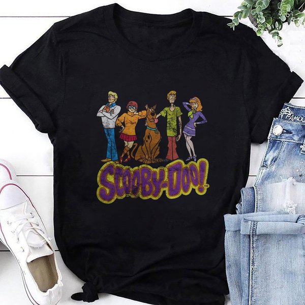 Team Scooby Doo Distressed T-Shirt, Scooby Doo Shirt Fan Gift-image