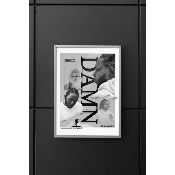 Kendrick Lamar Album Poster | Damn Album Poster-image