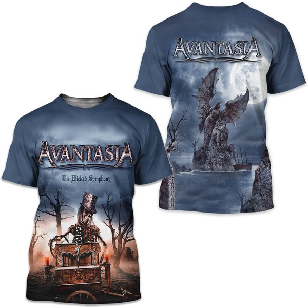 3D Cool Tshirt For All Fans Of Avantasia-image
