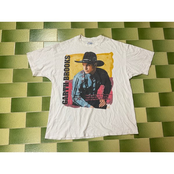 Vintage 1991 Garth Brooks Tour Worn T-Shirt The Dance-image