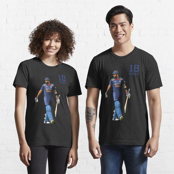 Virat Kohli-Indian Cricket Player-T20 Batsman Essential T-Shirt-image