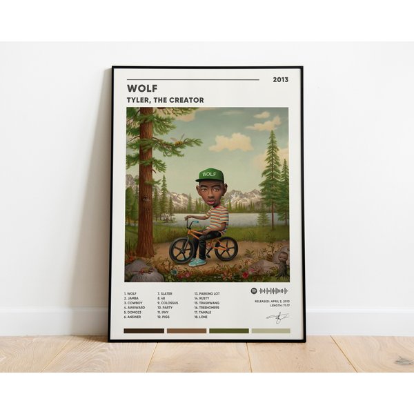 Tyler, The Creator Wolf Album Cover Poster-image