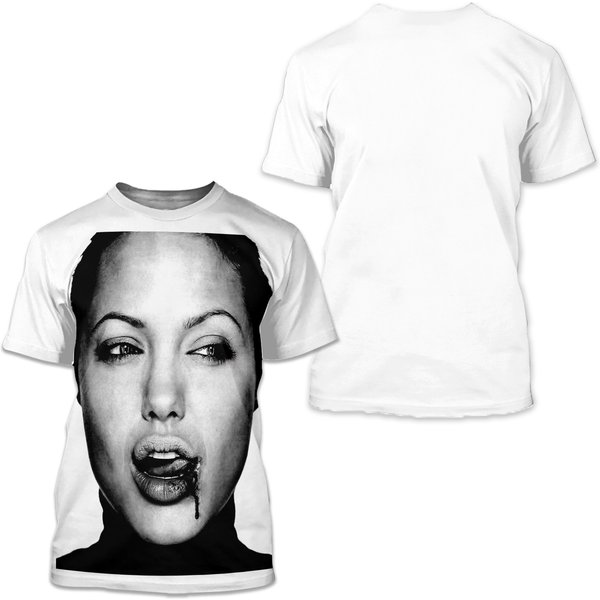 Angelina Jolie 3D T Shirt-image