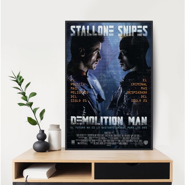 Demolition Man 1993 Movie Poster, Wall Decor-image