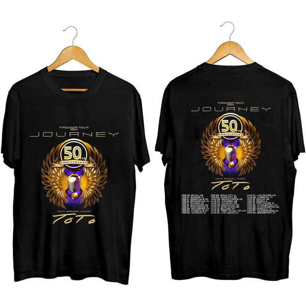 Journey Freedom Tour 2024 With Toto 2024 Concert T-Shirt-image