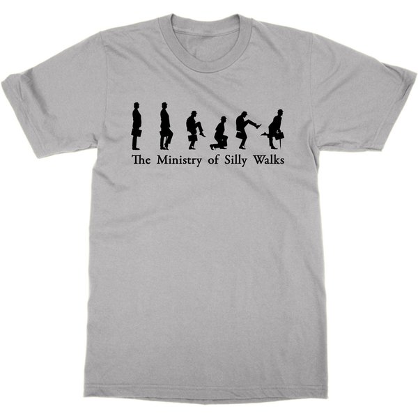 The Ministry Of Silly Walks T Shirt, Monty Python Present-image