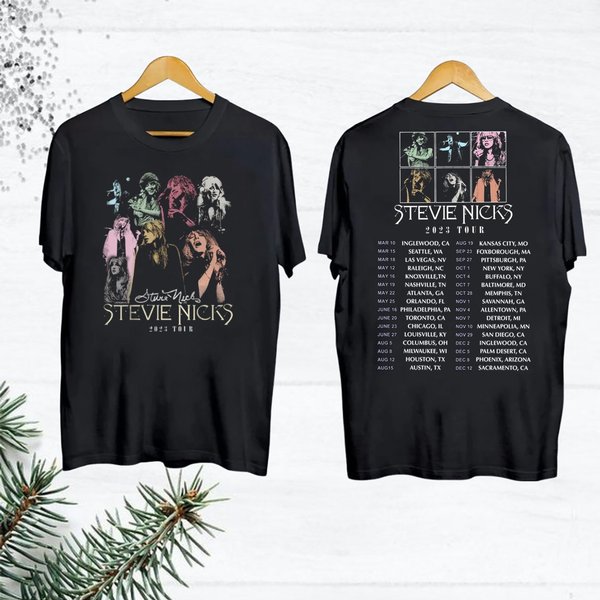 Stevie Nicks 2023 Tour Merch, 2023 Stevie Nicks Live In Concert T-Shirt-image