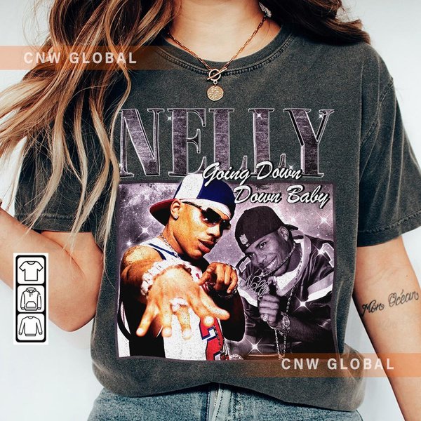 Nelly Rap Shirt, Nelly Country Grammar Album Vintage T Shirt-image