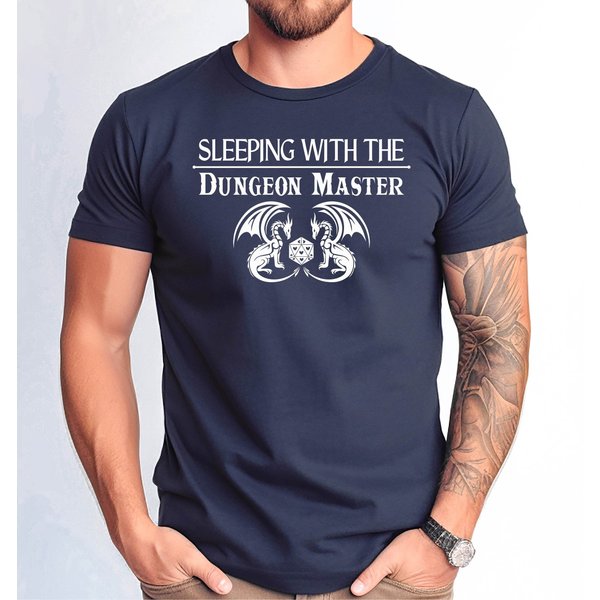 Sleeping With The Dungeon Master Shirt, Dnd Tshirt, Dungeon And Dragons Tee-image
