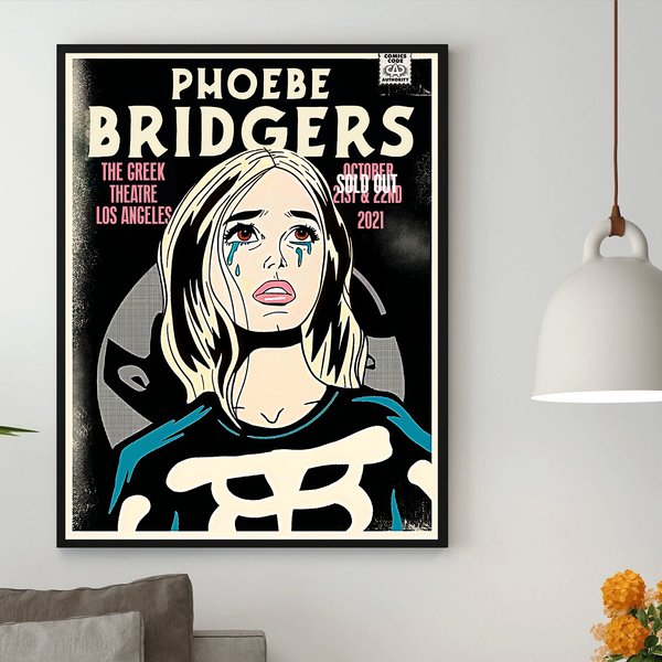 Phoebe Bridgers Theatre Premium Matte Vertical Poster-image