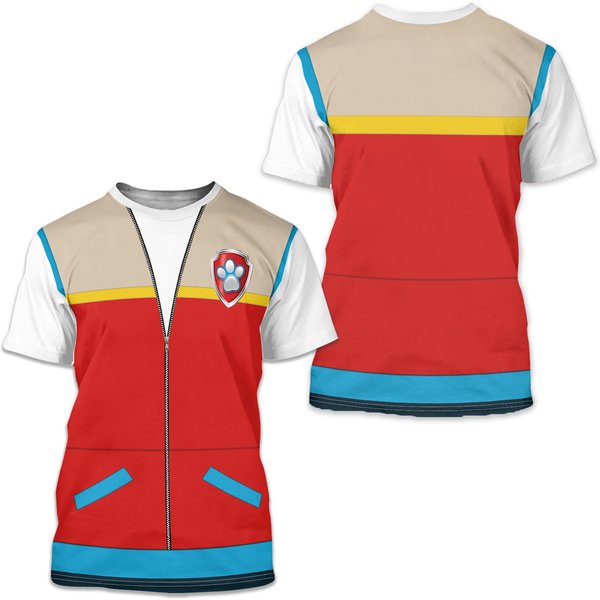 Ryder Halloween Ryder Paw Patrol Cosplay T-Shirt-image