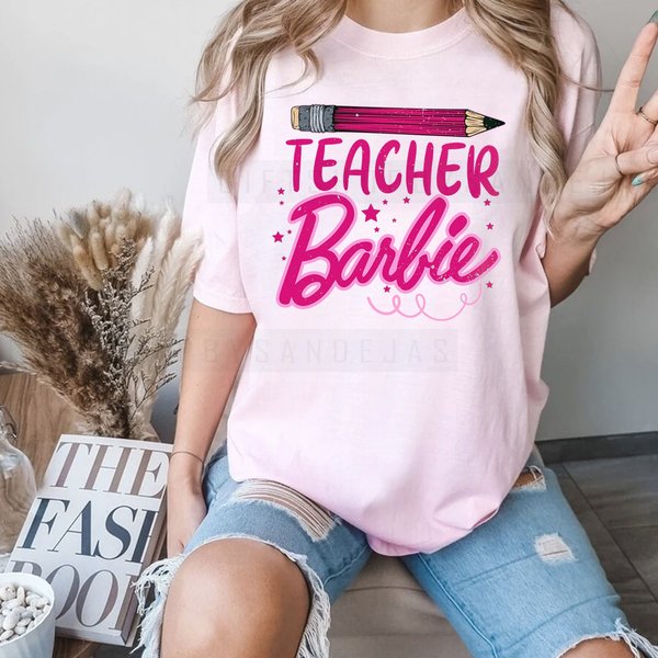 Teacher Barbi Custom Shirt For Personalized Barbi Celebrations-image