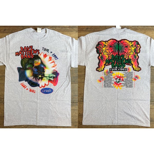 1997 Dave Matthews Band Crash Tour T-Shirt, Dave Matthews Band Tour + 1997 T-Shirt-image
