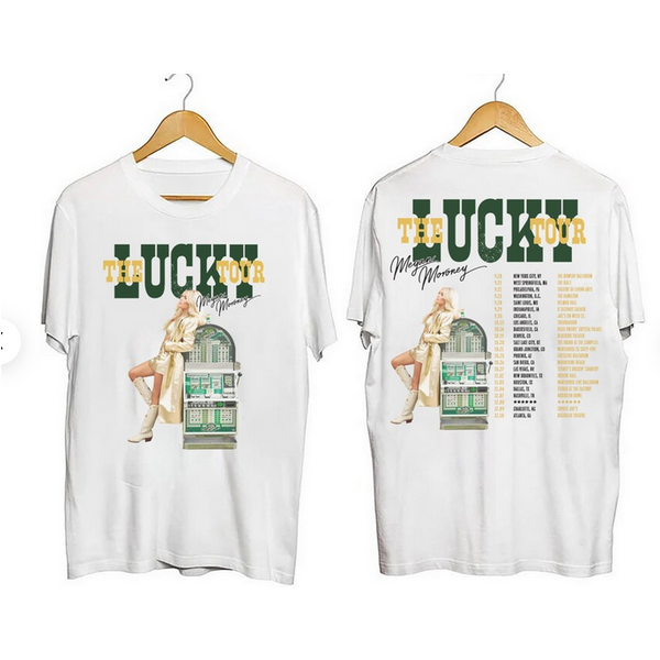 Megan Moroney The Lucky Tour 2023 Shirt, Megan Moroney Fan Shirt.-image