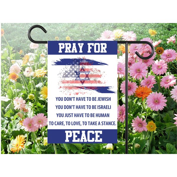 Support Israel Garden Flag-image