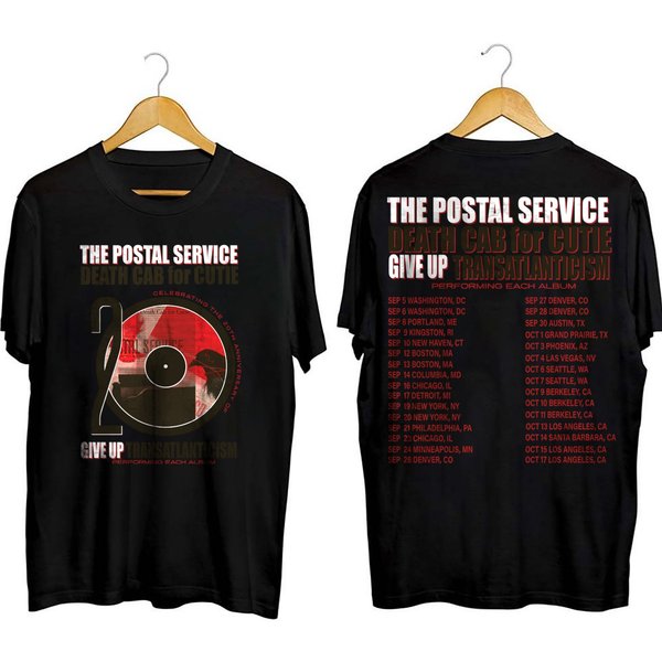 The Postal Service And Death Cab For Cutie 2023 Shirt, Gift For Fans Tee Shirt, World Music Tour 2023 Shirt-image