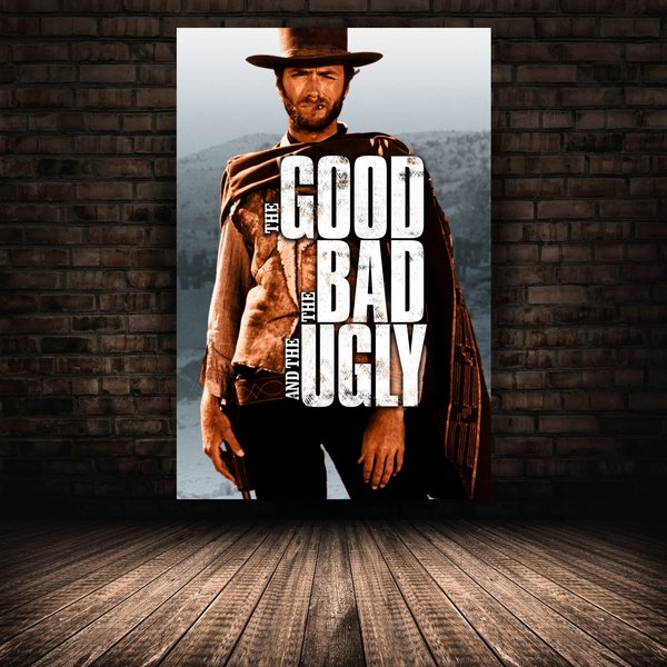 The Good, The Bad And The Ugly Movie Poster, Clint Eastwood Poster-image