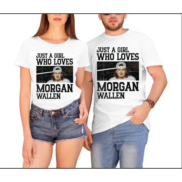 Just A Girl Who Loves Wallen Western Unisex T-Shirt/Wallen Western-image