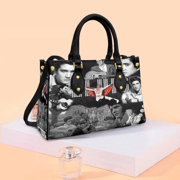 Vintage Elvis Presley Leather Bag Women Leather Hand Bag