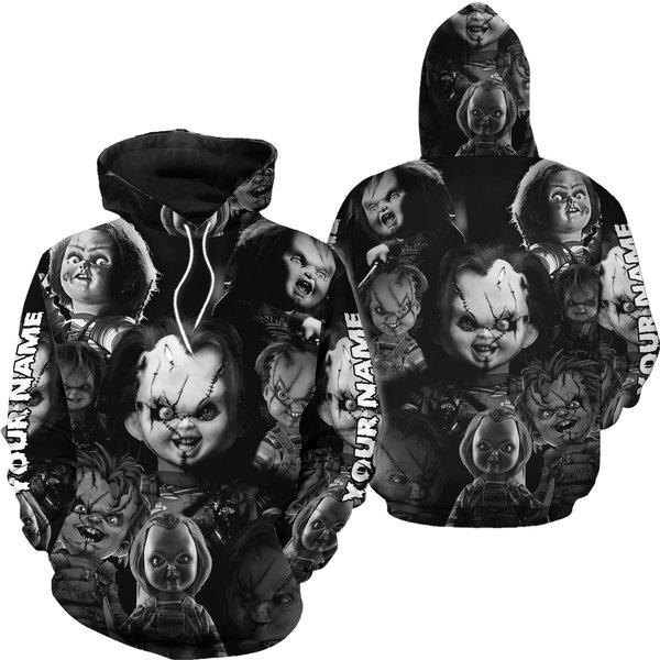 Custom Name Halloween Chucky's Hoodie-image