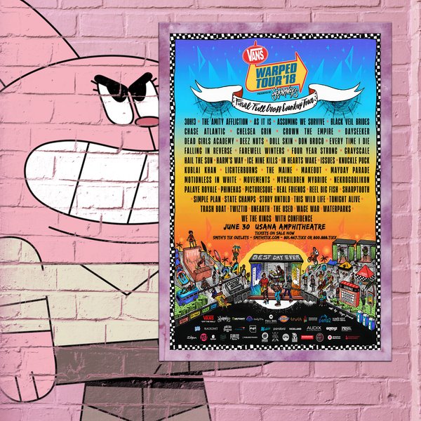 Warped Lineup 2018 Premium Matte Vertical Poster-image