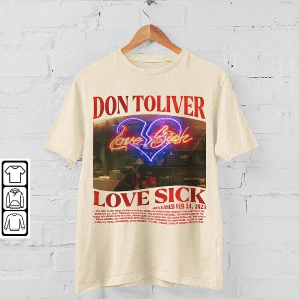 Don Toliver Rap Shirt, Don Toliver Love Sick Rapper 90S Shirt-image