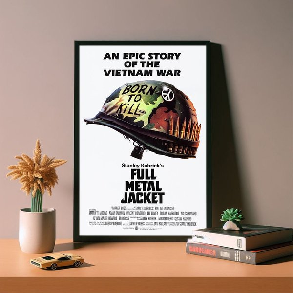 Full Metal Jacket Movie Poster, Full Metal Jacket Classic Movie Poster-image