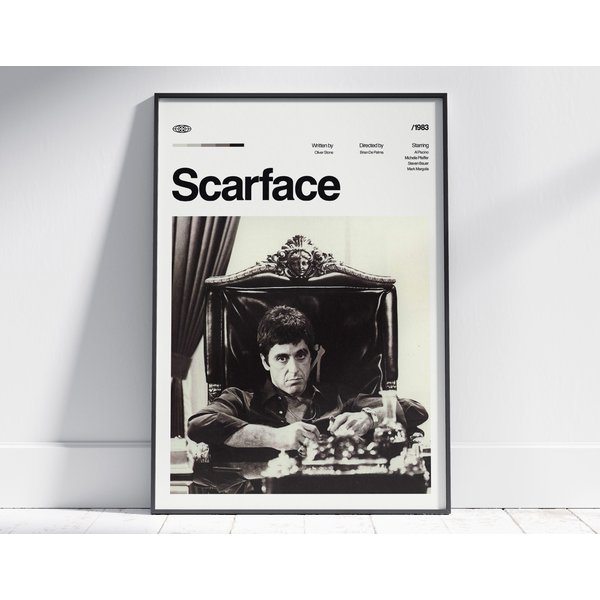 Scarface Movie Poster, Scarface Wall Decor-image