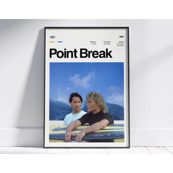 Point Break Movie Poster, Point Break Wall Decor,-image