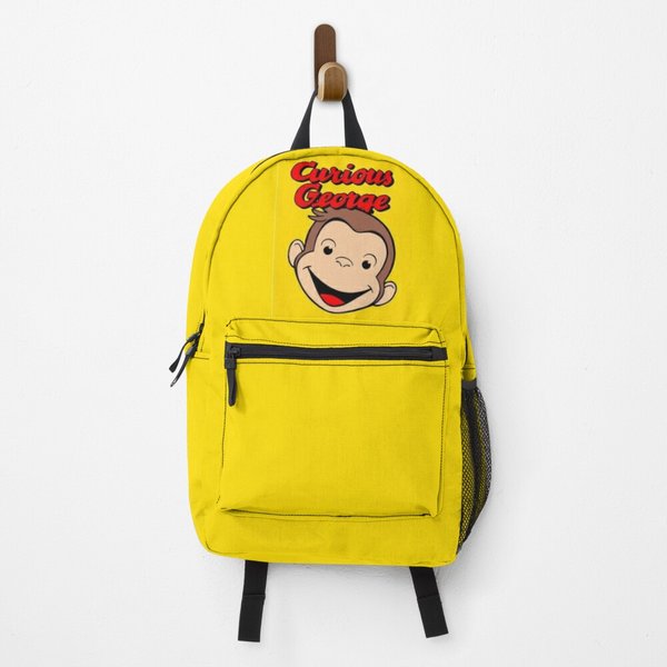 Cute Curious George Monky Backpack-image