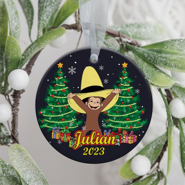 Curious George Christmas Ornament, First Christmas Ornament