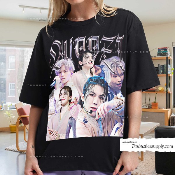 Woozi Seventeen Kpop Inspired Vintage Graphic Shirt-image