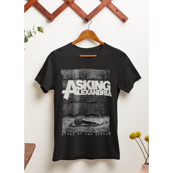 Asking Alexandria T-Shirt - Metal Music Shirt - Stand Up And Scream-image
