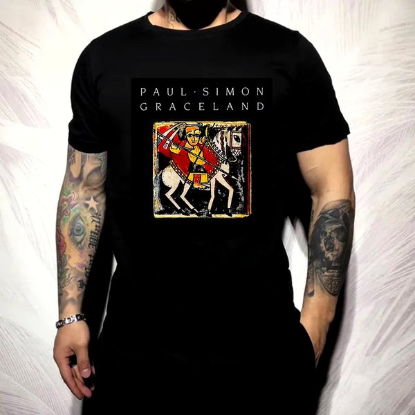 Paul Simon - Graceland, Rock Music Band Graphic Tee-image