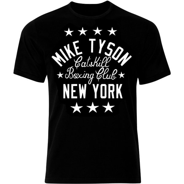 Mike Tyson Catskill New York Muscle Boxing Short Sleeve Cotton T Shirt-image