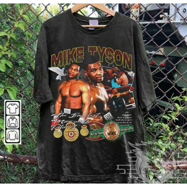 Vintage Mike Tyson Bootleg Style Shirt, Mike Tyson T-Shirt-image