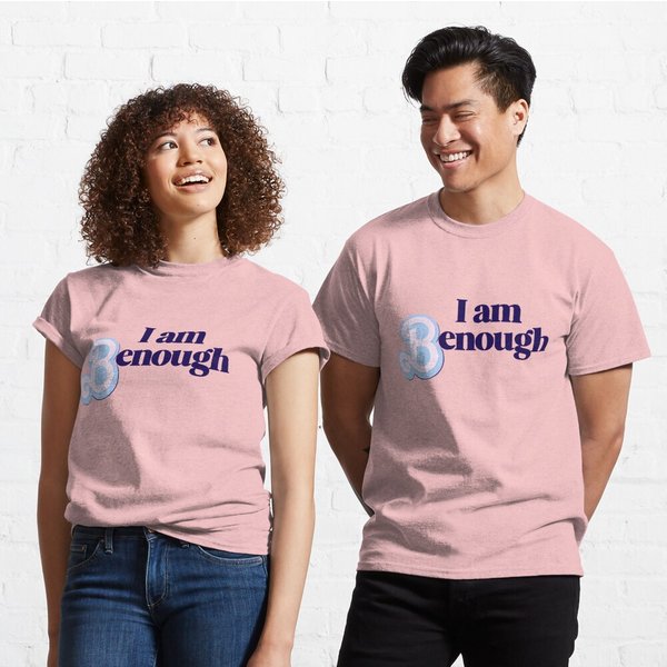 I Am Benough— Blue Classic T-Shirt-image