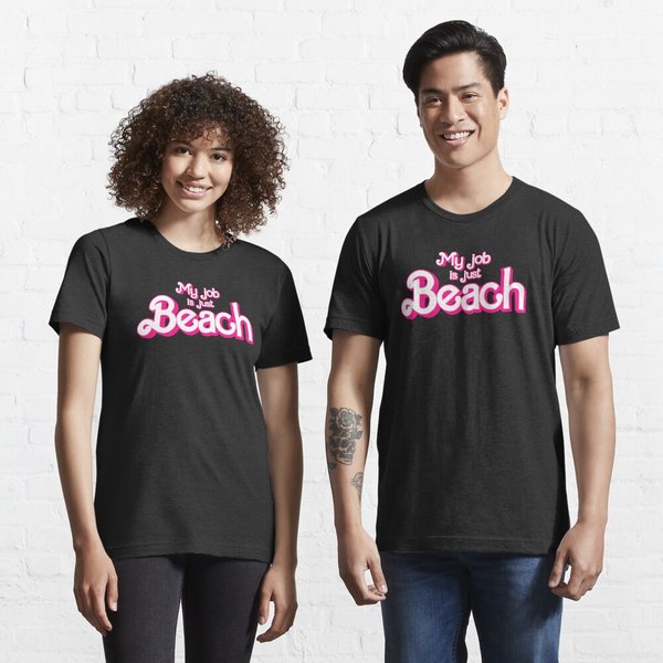 My Job Is Just Beach Essential T-Shirt-image