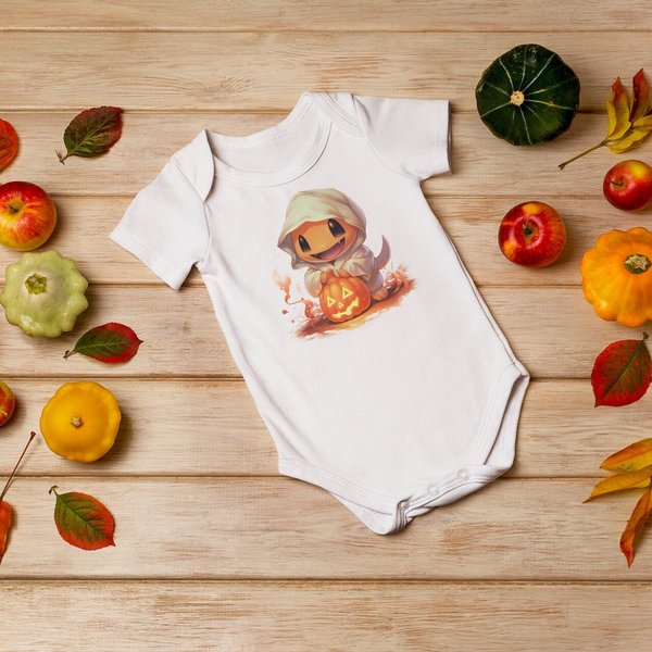 Baby Pkm Onesie / Babysuit Halloween Charmander-image
