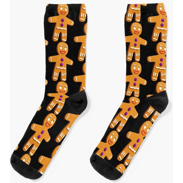 Gingerbread Man From Shrek Socks